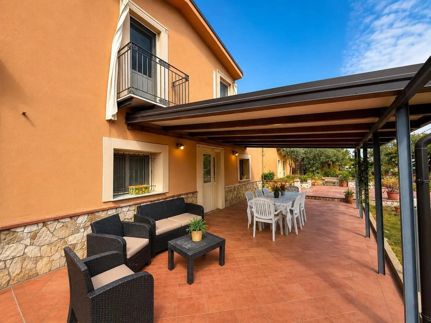 Patio of Villa dei Mandarini