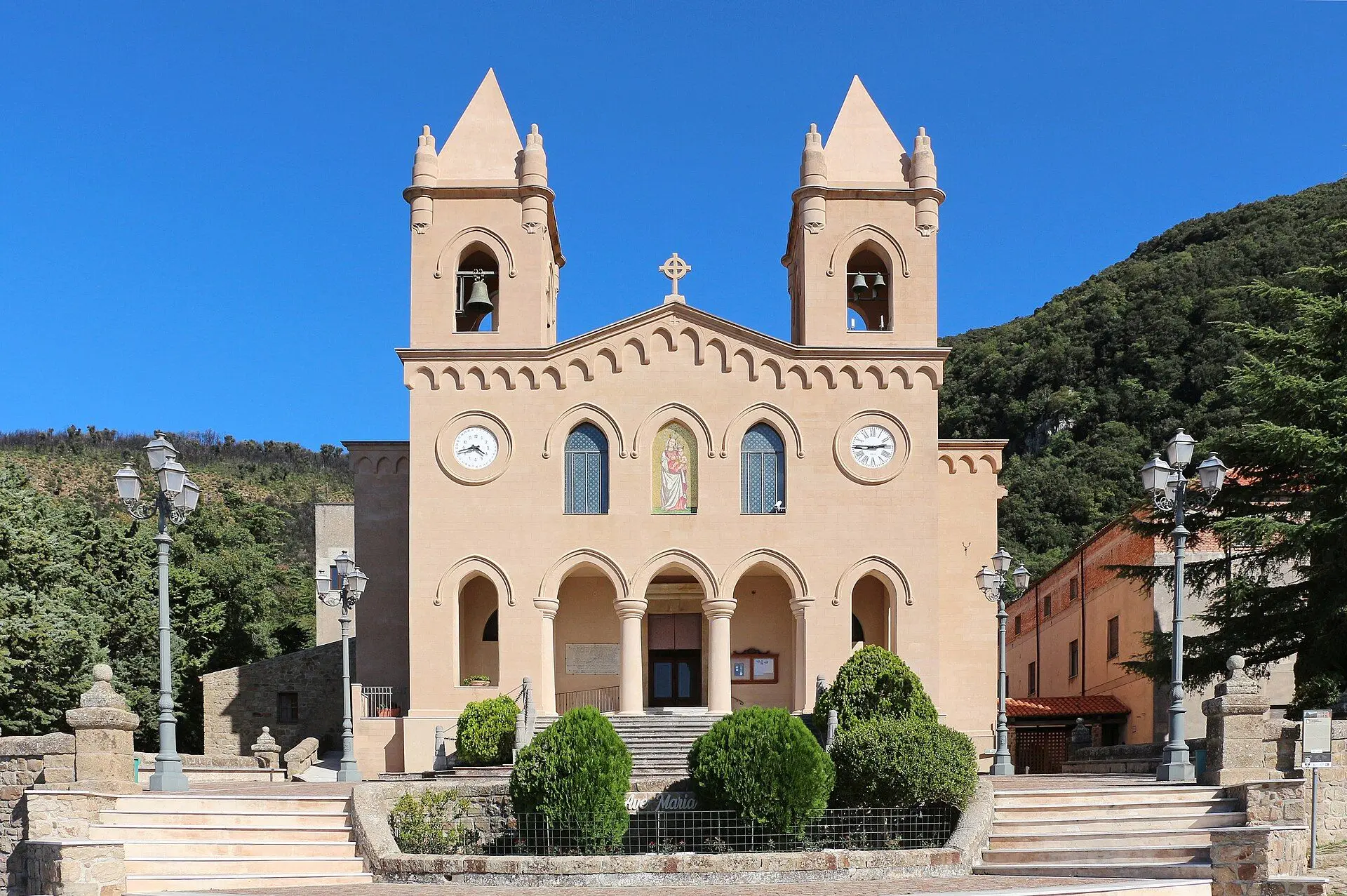El santuario de Gibilmanna, en las Madonie