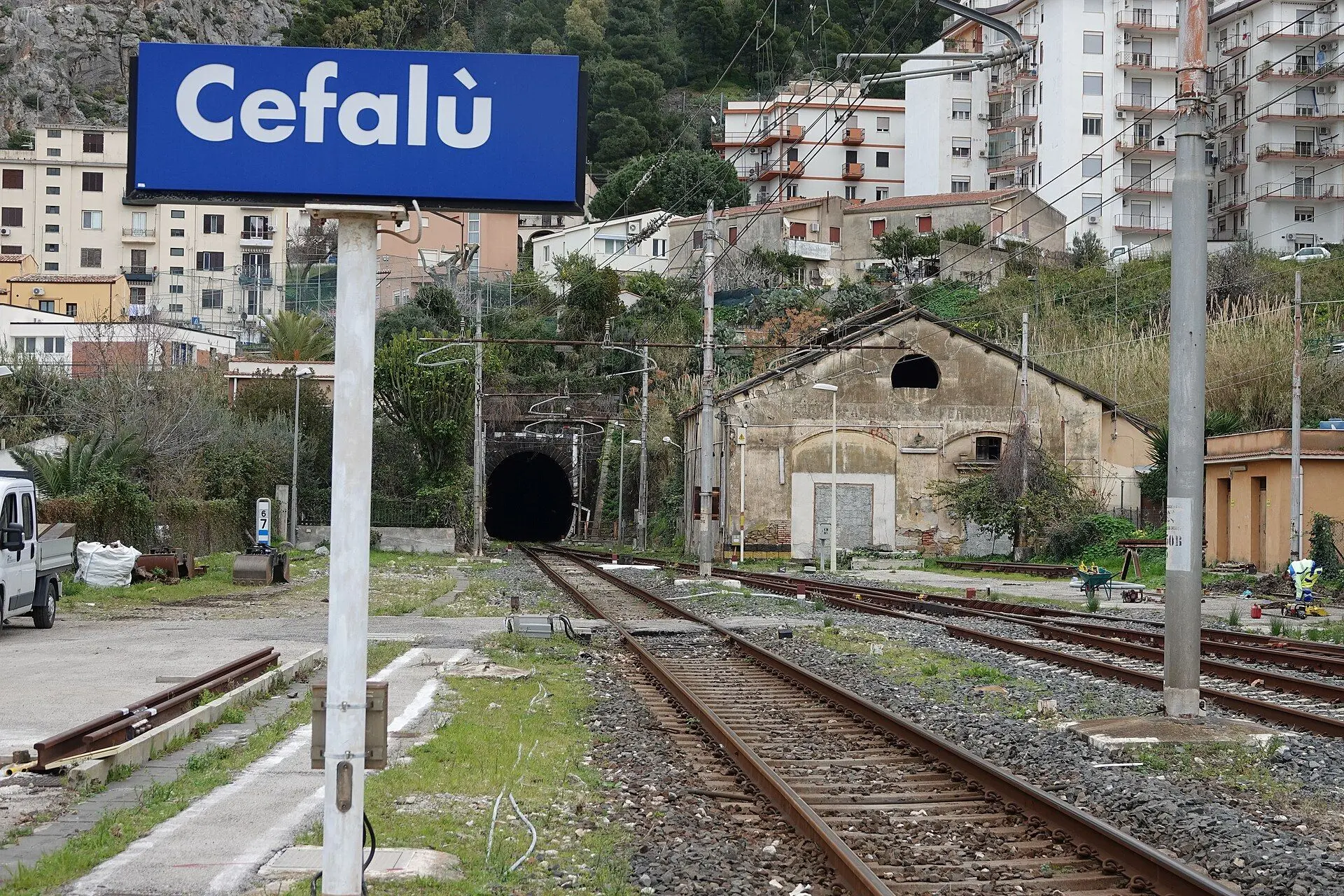La gare de Cefalù